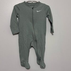 Nike Kids Sage Green Footed One Piece